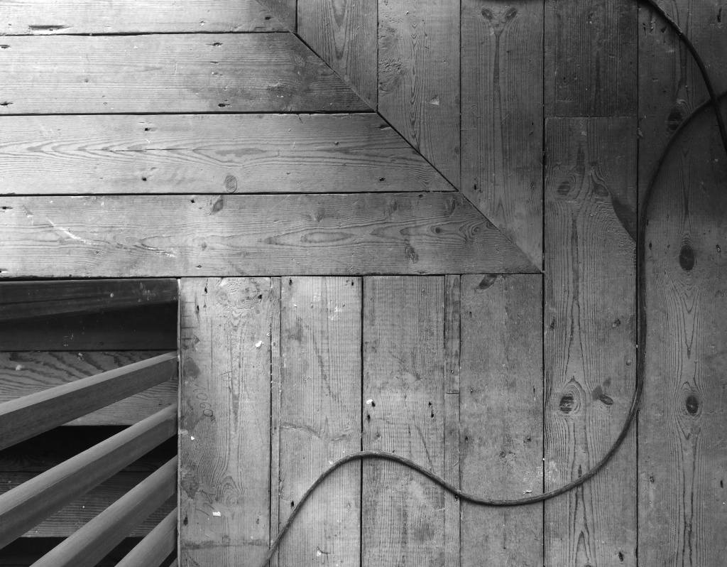 Putney Pies floor staircase detail_bw